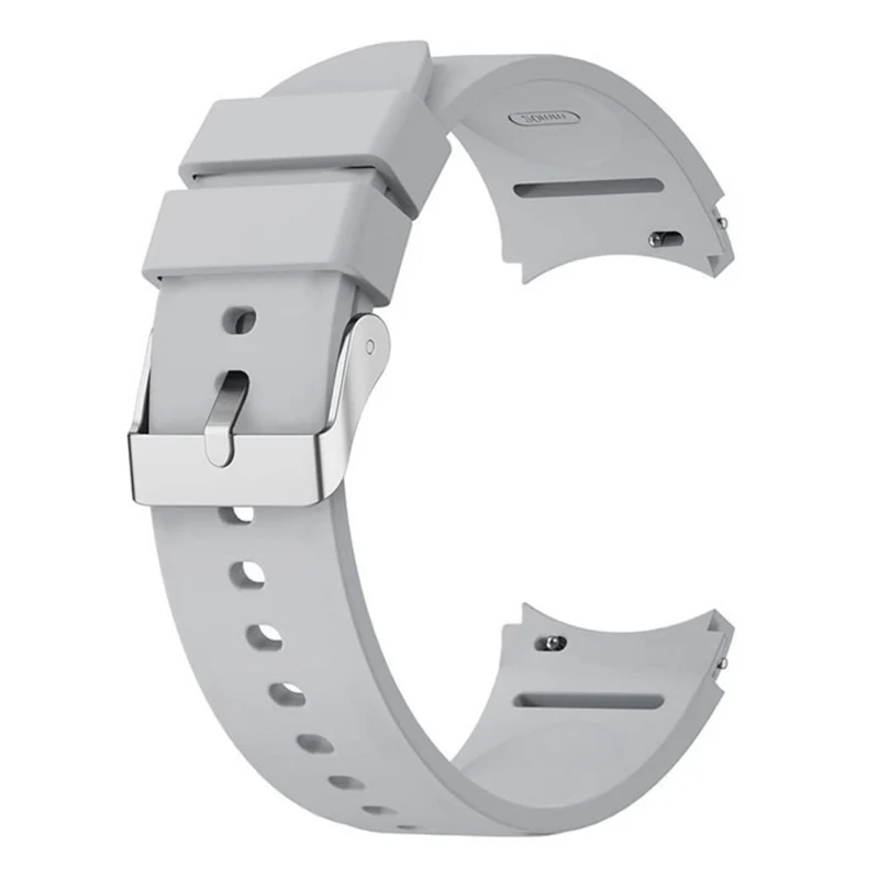 Silicone strap with silver buckle for Samsung Galaxy Watch 6 / 4 / 3 (41mm)
