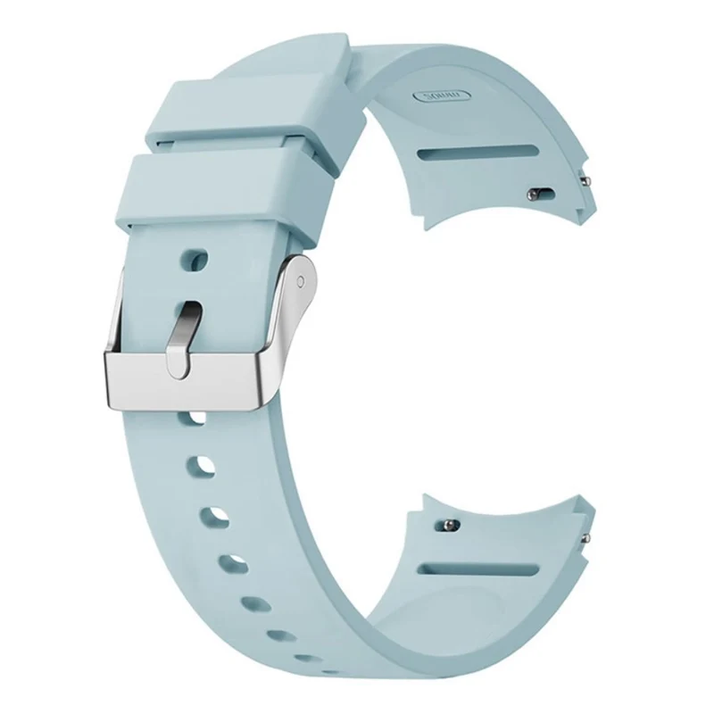 Silicone strap with silver buckle for Samsung Galaxy Watch 6 / 4 / 3 (41mm)