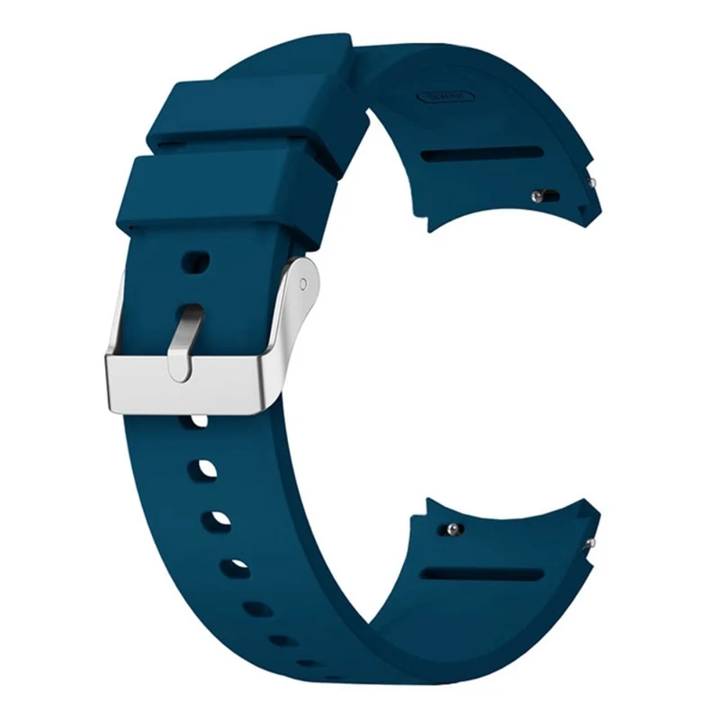 Silicone strap with silver buckle for Samsung Galaxy Watch 6 / 4 / 3 (41mm)