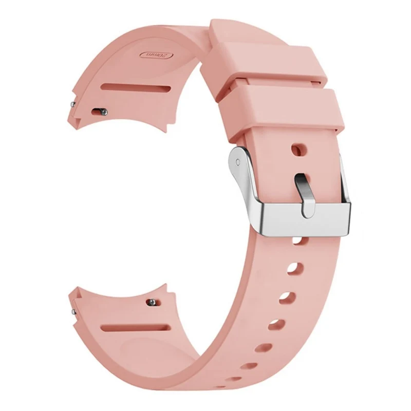 Silicone strap with silver buckle for Samsung Galaxy Watch 6 / 4 / 3 (41mm)