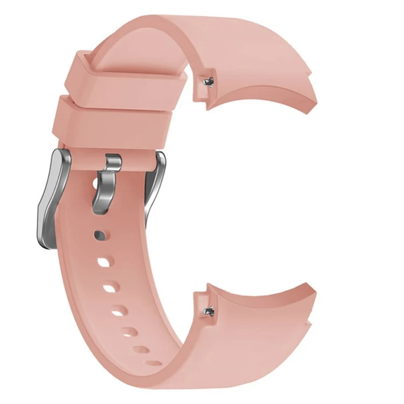 Silicone strap with silver buckle for Samsung Galaxy Watch 6 / 4 / 3 (41mm)