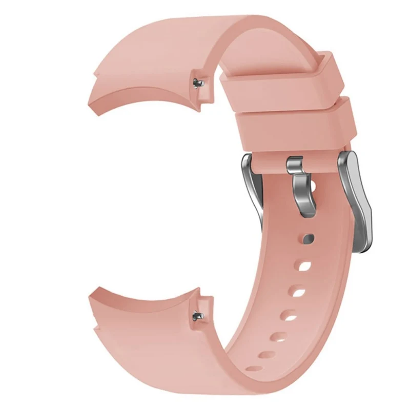 Silicone strap with silver buckle for Samsung Galaxy Watch 6 / 4 / 3 (41mm)