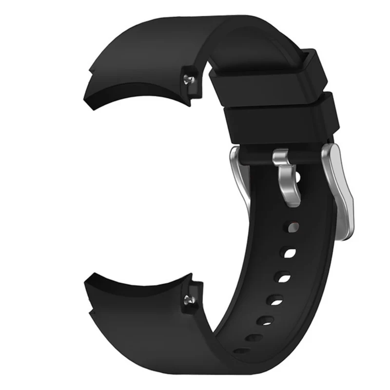 Silicone strap with silver buckle for Samsung Galaxy Watch 6 / 4 / 3 (41mm)