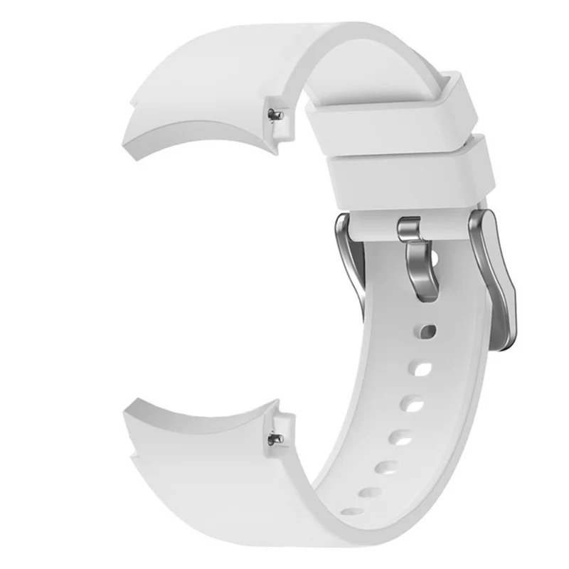 Silicone strap with silver buckle for Samsung Galaxy Watch 6 / 4 / 3 (41mm)