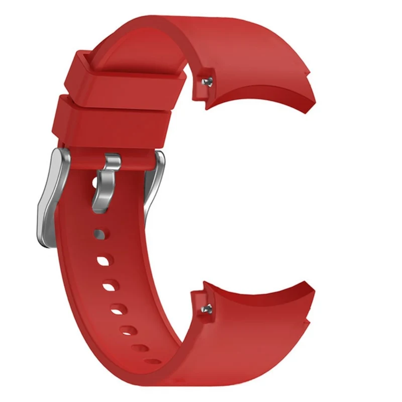Silicone strap with silver buckle for Samsung Galaxy Watch 6 / 4 / 3 (41mm)