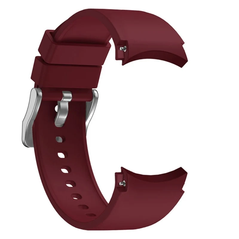 Silicone strap with silver buckle for Samsung Galaxy Watch 6 / 4 / 3 (41mm)