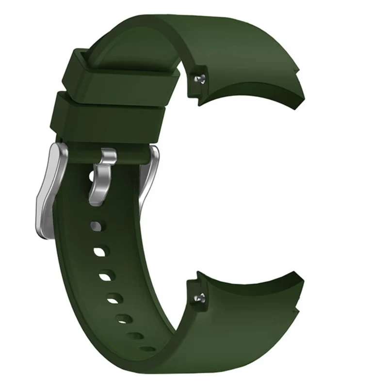 Silicone strap with silver buckle for Samsung Galaxy Watch 6 / 4 / 3 (41mm)