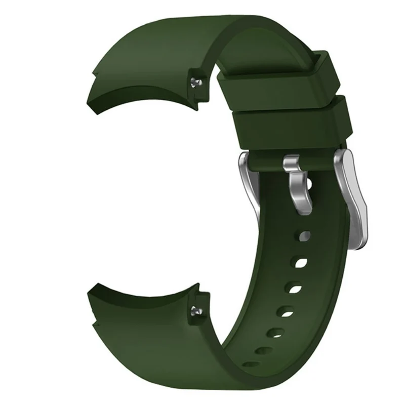 Silicone strap with silver buckle for Samsung Galaxy Watch 6 / 4 / 3 (41mm)