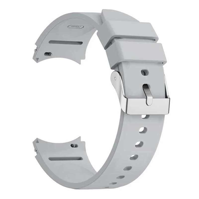 Silicone strap with silver buckle for Samsung Galaxy Watch 6 / 4 / 3 (41mm)