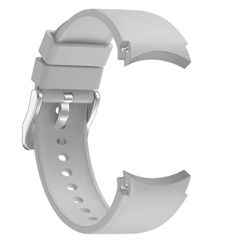 Silicone strap with silver buckle for Samsung Galaxy Watch 6 / 4 / 3 (41mm)