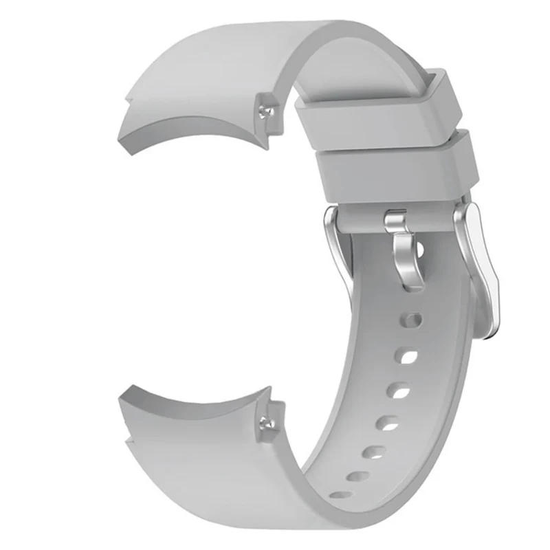 Silicone strap with silver buckle for Samsung Galaxy Watch 6 / 4 / 3 (41mm)