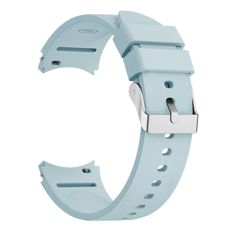 Silicone strap with silver buckle for Samsung Galaxy Watch 6 / 4 / 3 (41mm)