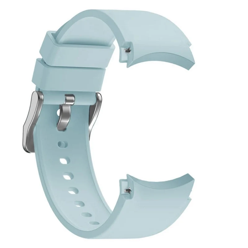 Silicone strap with silver buckle for Samsung Galaxy Watch 6 / 4 / 3 (41mm)