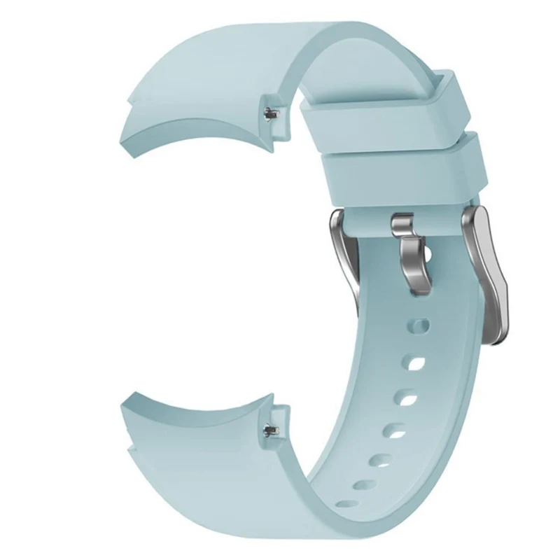 Silicone strap with silver buckle for Samsung Galaxy Watch 6 / 4 / 3 (41mm)