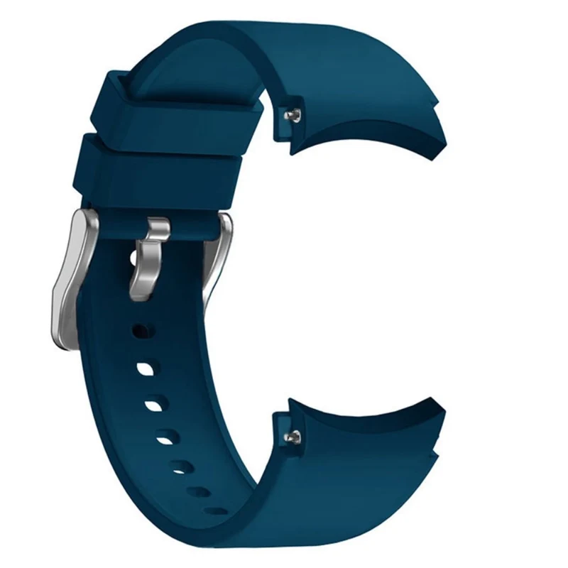 Silicone strap with silver buckle for Samsung Galaxy Watch 6 / 4 / 3 (41mm)