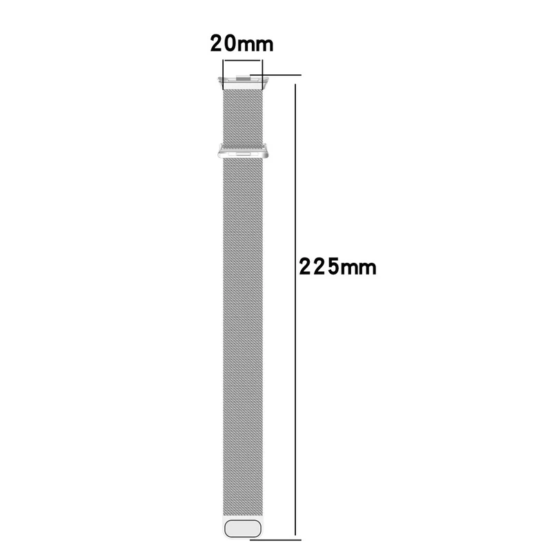 Xiaomi Smart Band 8 Pro milanese metal strap