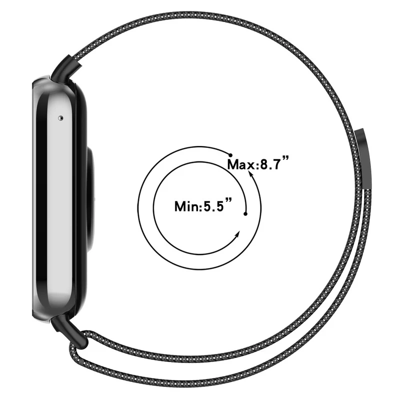 Xiaomi Smart Band 8 Pro milanese metal strap