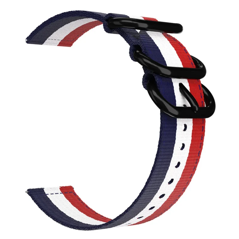 Amazfit Bip Max Schnallen-Nylonarmband (Dreifarbig)
