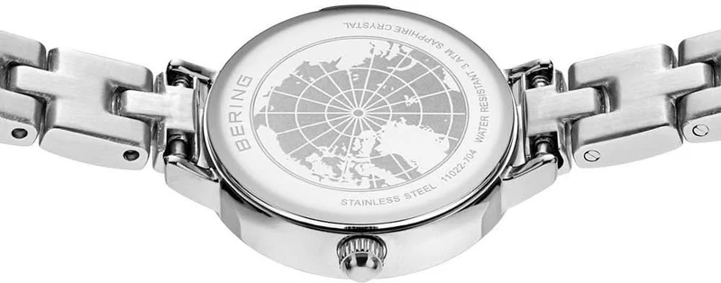 Bering Classic 11022-704 Damenuhr • Kratzfestes Saphirglas • Perlmutt-Zifferblatt