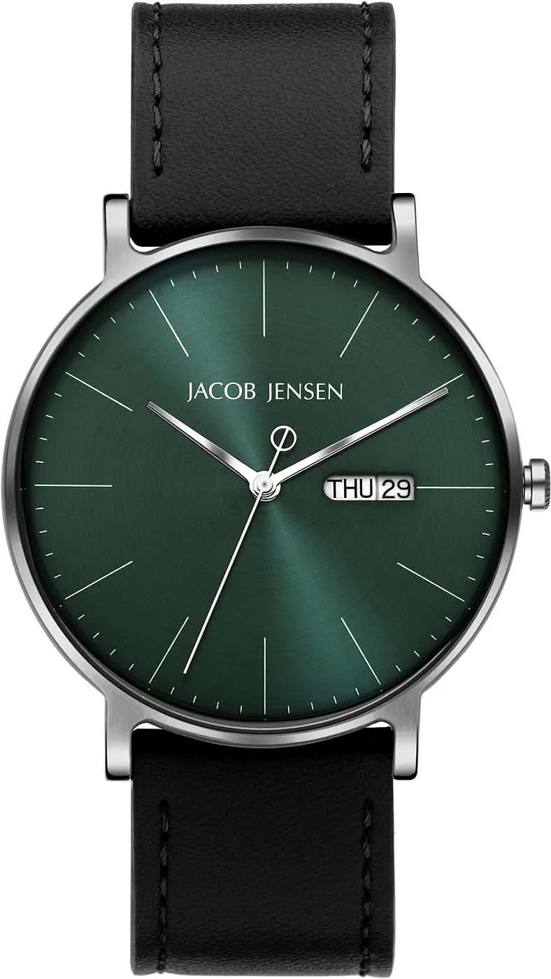 Jacob Jensen Titanium 164 Herrenuhr • Titan • Saphirglas
