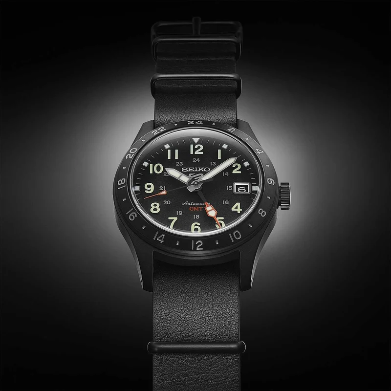 Seiko 5 Sports SSK025K1 Herrenuhr • GMT-Funktion • Automatikwerk 4R34