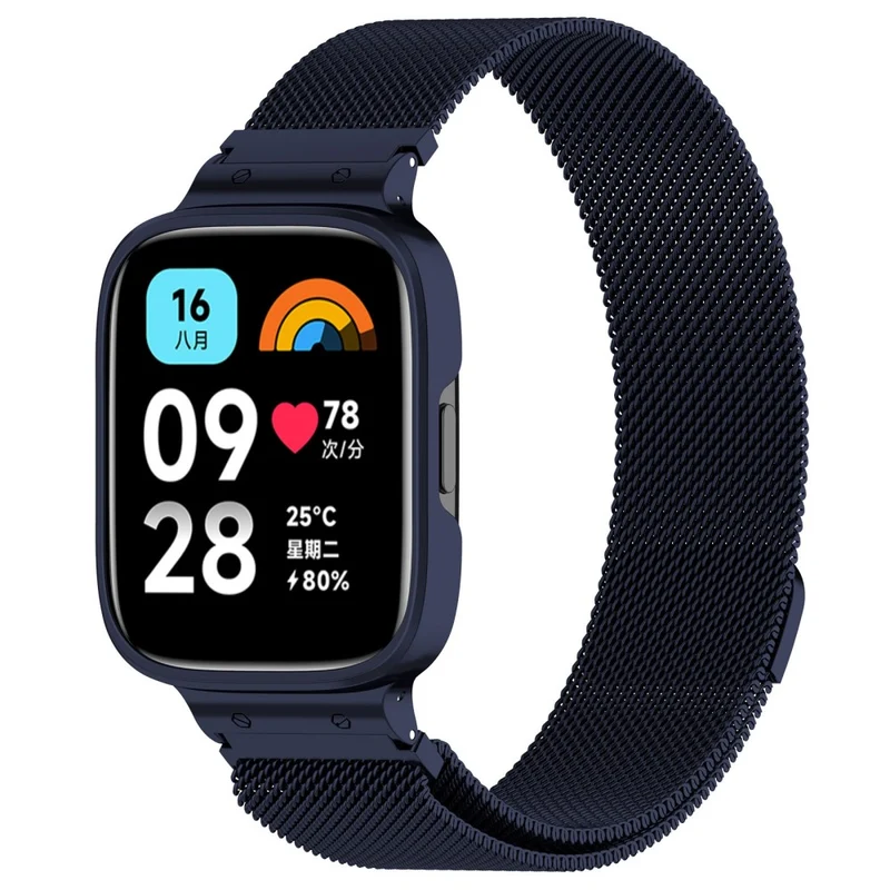 Xiaomi Redmi Watch 3 Active / Lite 3 milanese metal strap with cover