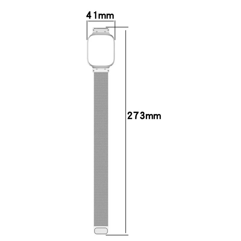 Xiaomi Redmi Watch 3 Active / Lite 3 milanese metal strap with cover