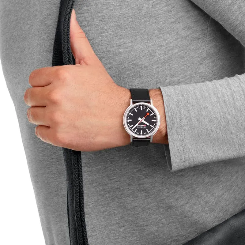Mondaine Stop2Go MST.41020.LBV.2SE • Stop2Go • SBB-Design