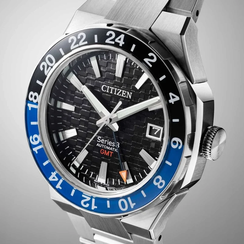 Citizen Series 8 NB6031-56E Herrenuhr • GMT Automatik • Tokyo Night Design
