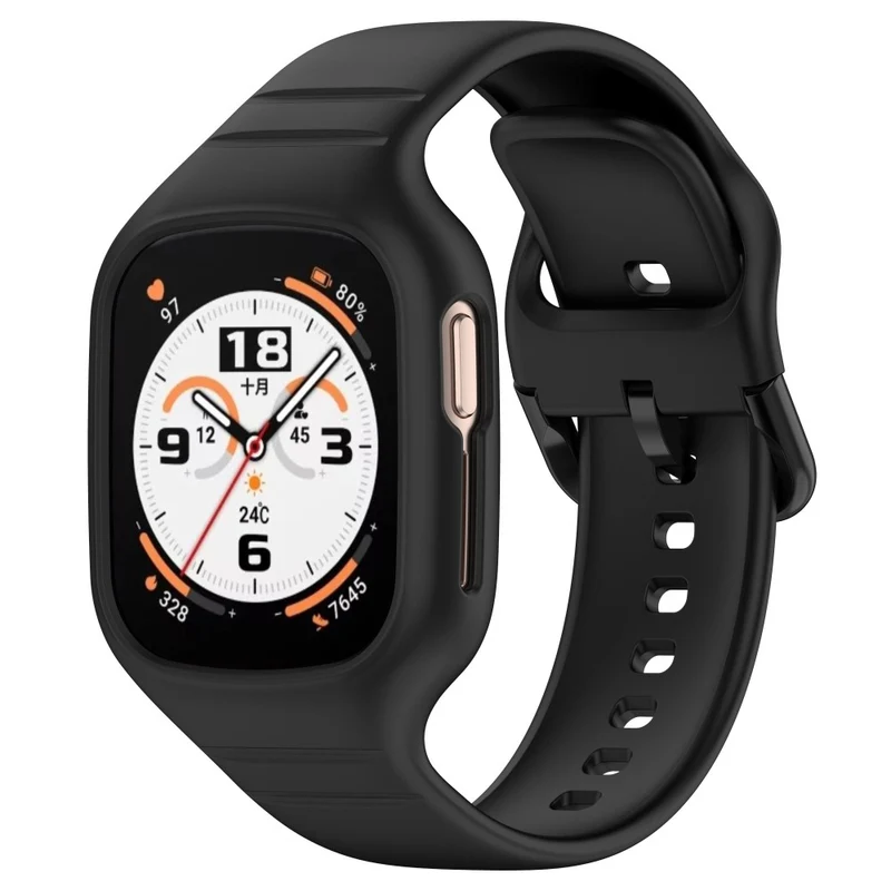 Honor Watch 4 silicone strap with integrated cover