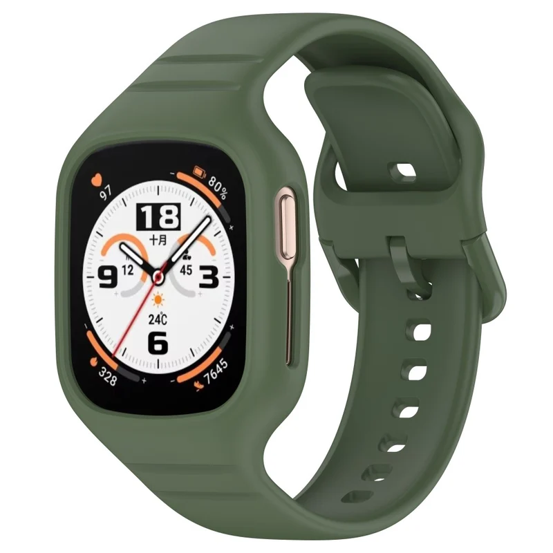 Honor Watch 4 silicone strap with integrated cover