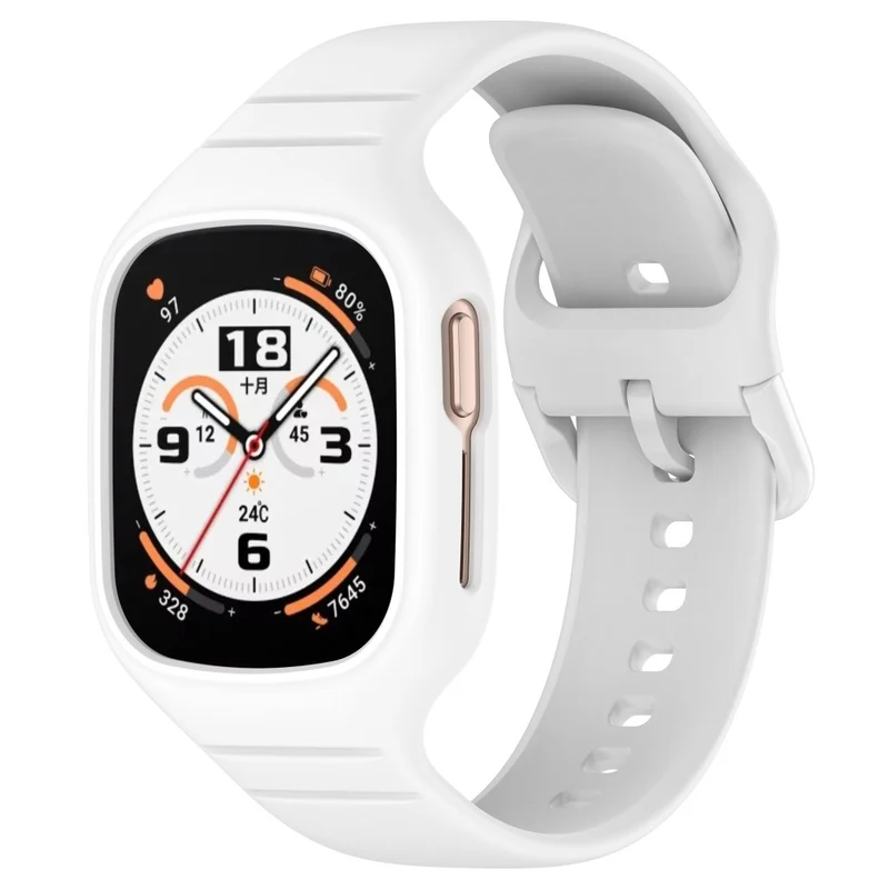 Honor Watch 4 silicone strap with integrated cover