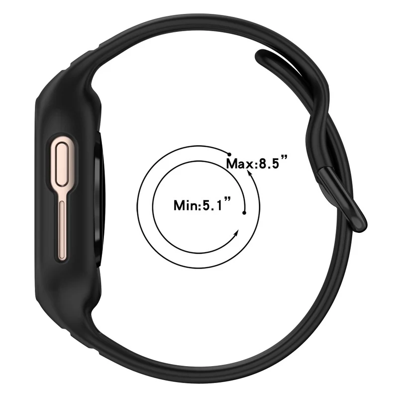 Honor Watch 4 silicone strap with integrated cover