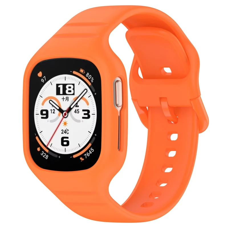 Honor Watch 4 silicone strap with integrated cover
