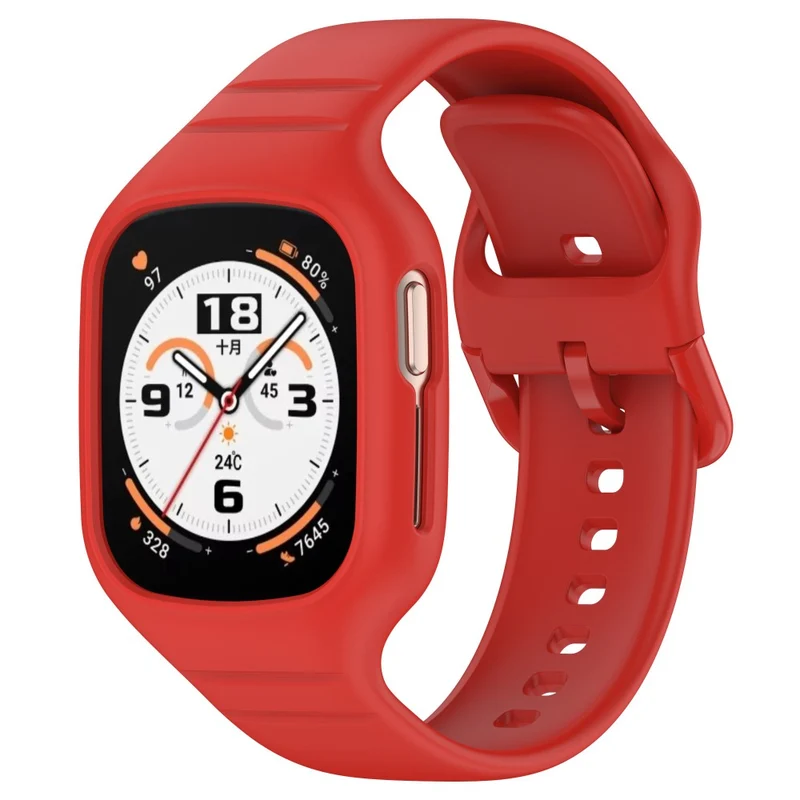 Honor Watch 4 silicone strap with integrated cover
