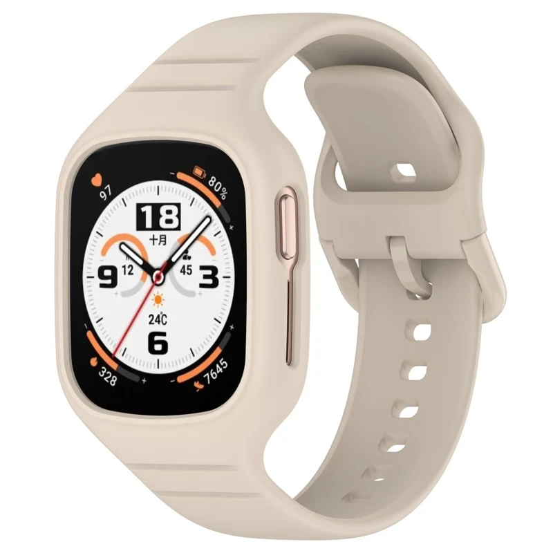 Honor Watch 4 silicone strap with integrated cover