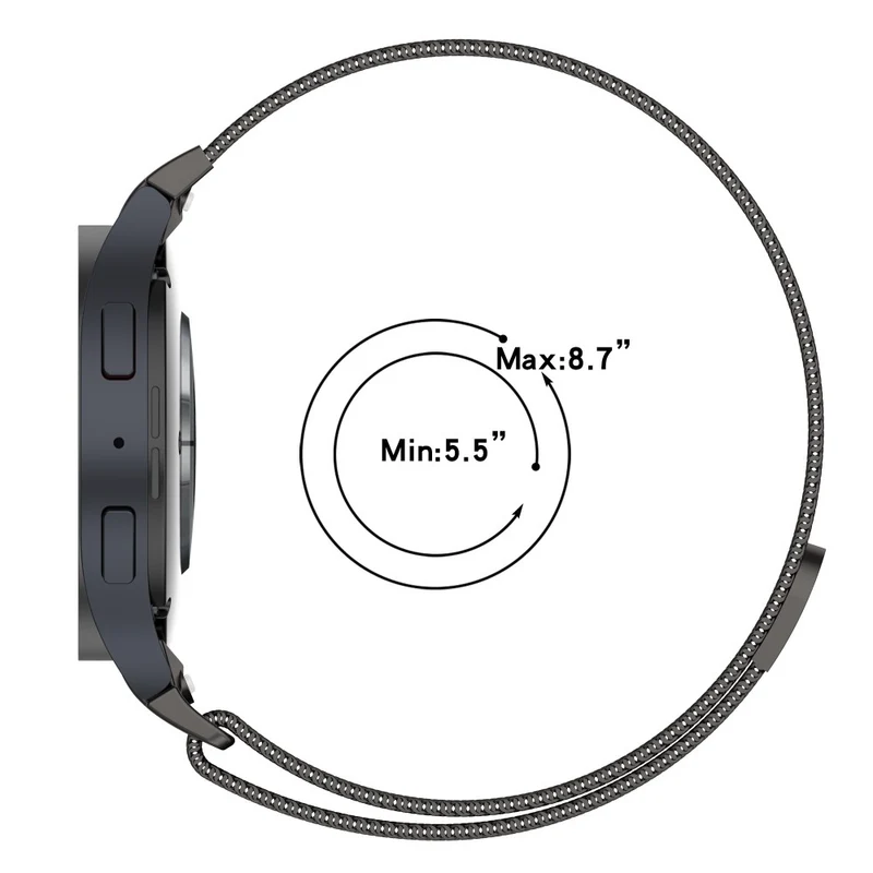 Samsung Galaxy Watch 6 / 5 / 4 milanese stainless steel strap