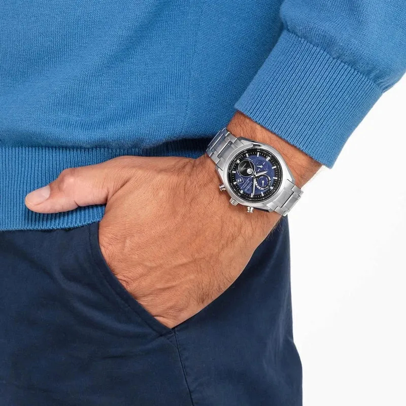 Citizen Tsuki-yomi BY1010-81L Herrenuhr • Super Titanium • Mondphase & Funk