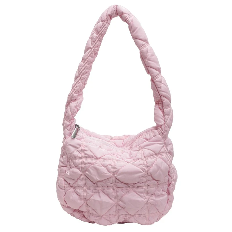 Gepolsterte Schlappen-Handtasche