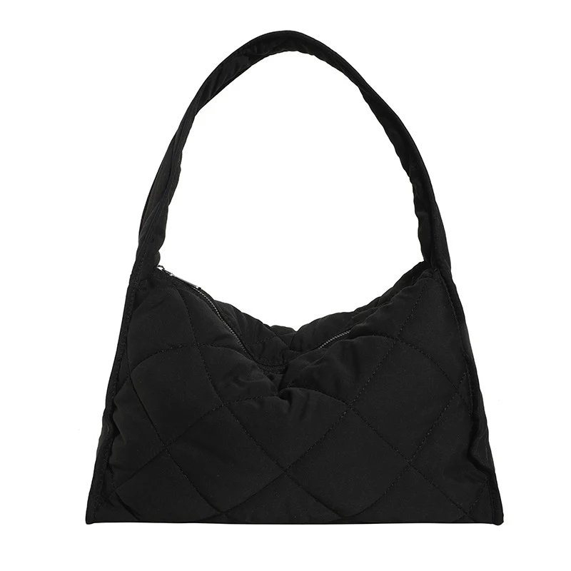 Gepolsterte Puff-Schultertasche