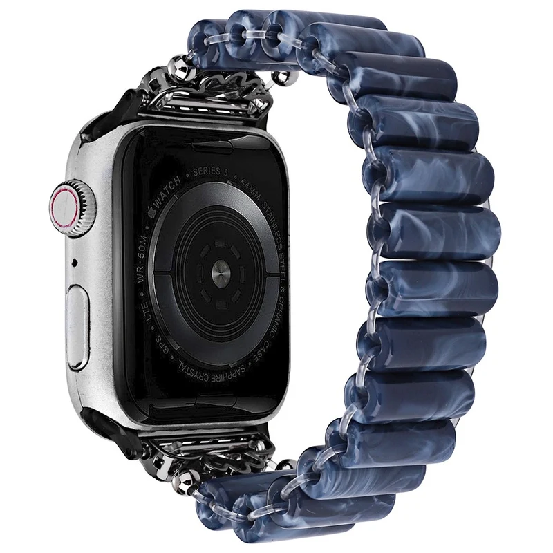 Apple Watch Series 8 (41mm) resin tube bead style strap