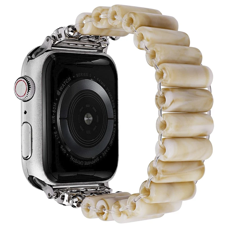 Apple Watch Series 8 (41mm) resin tube bead style strap