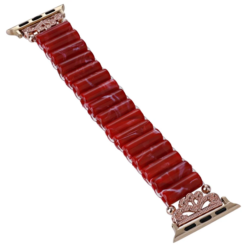 Apple Watch Series 8 (41mm) resin tube bead style strap