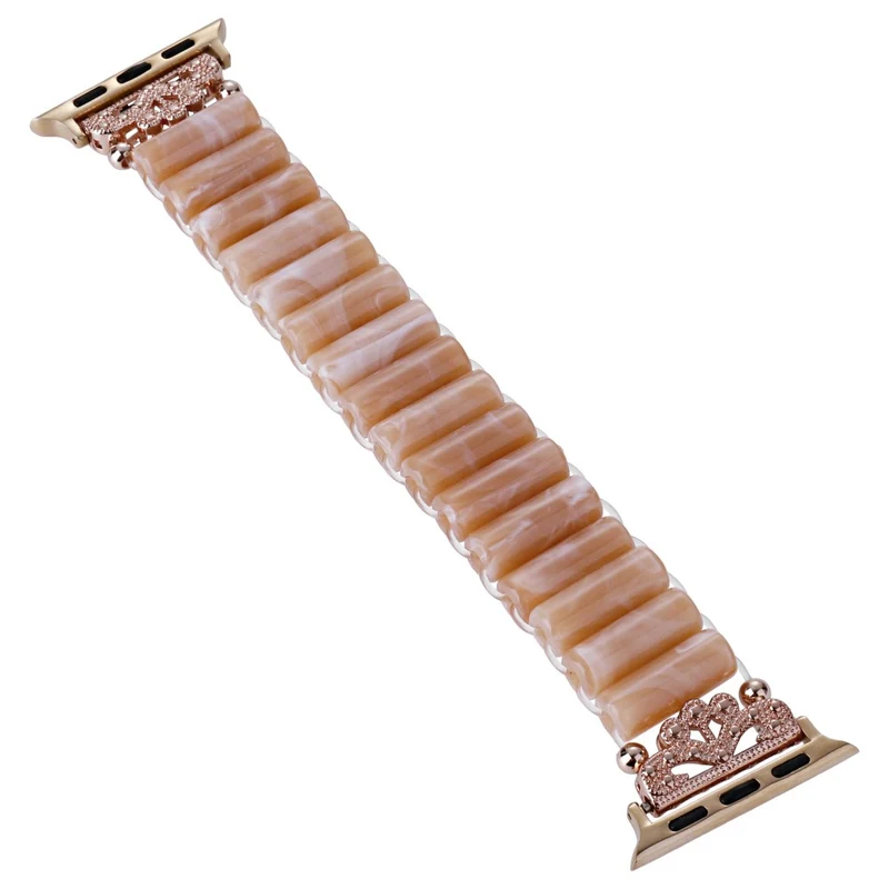 Apple Watch Series 8 (41mm) resin tube bead style strap