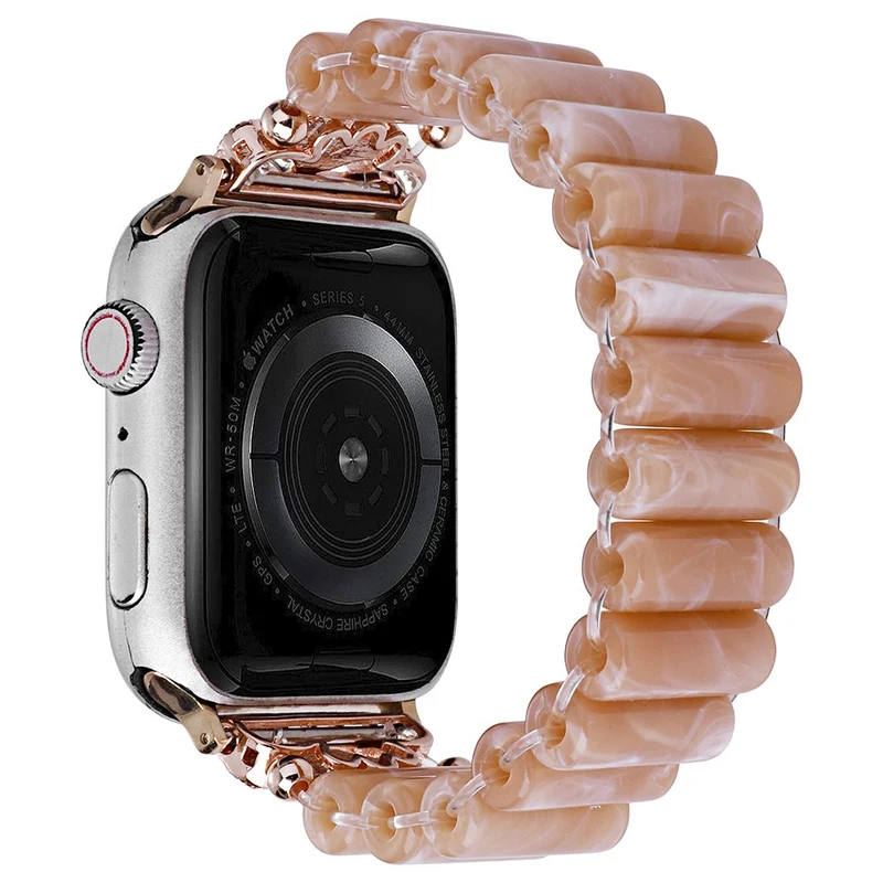 Apple Watch Series 8 (45mm) / Watch Ultra resin tube bead style strap