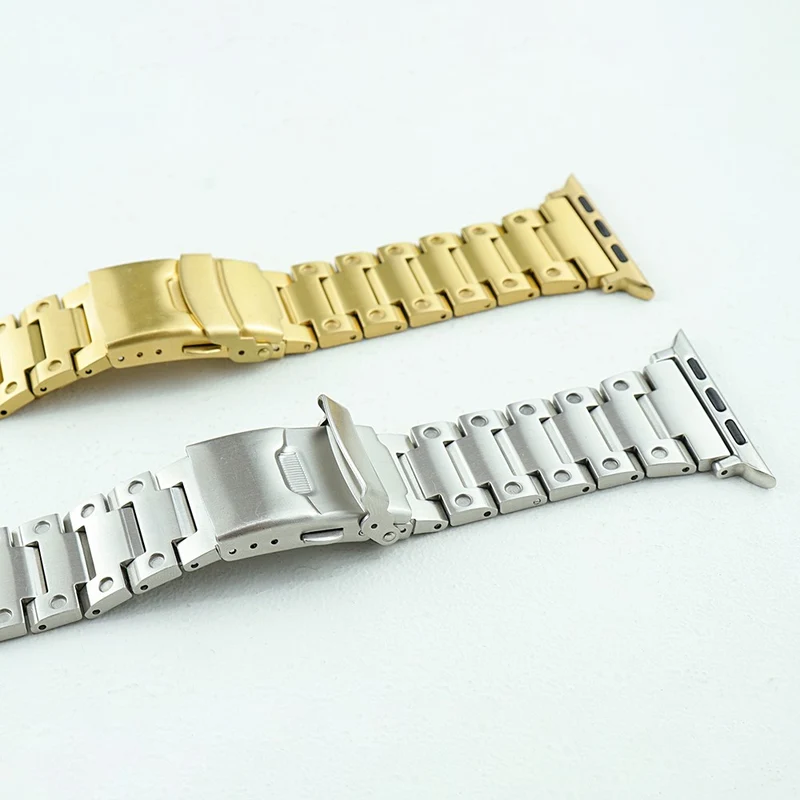 Apple Watch Series 8 (45mm) / Watch Ultra dot-edge style stainless steel strap