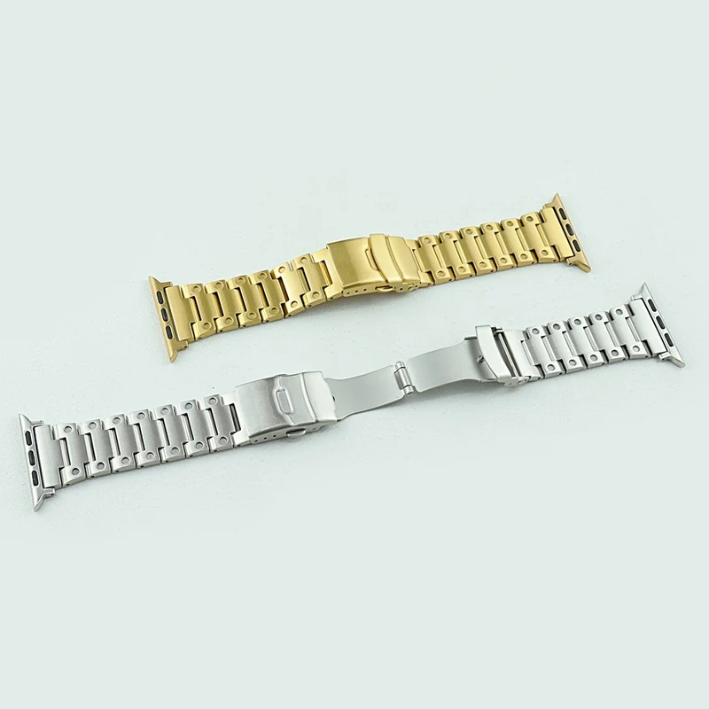 Apple Watch Series 8 (45mm) / Watch Ultra dot-edge style stainless steel strap