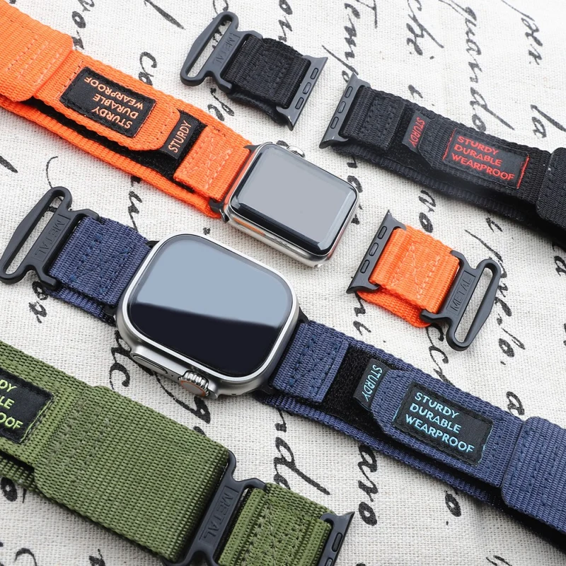 Apple Watch Series 8 (45mm) / Watch Ultra AW nylon sports strap