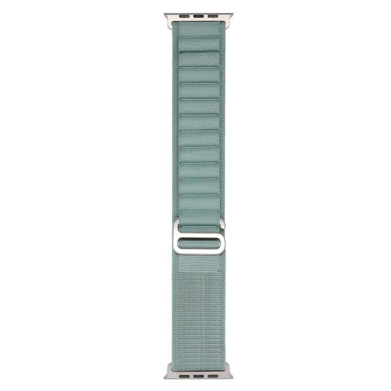 Apple Watch Series 8 (41mm) nylon loop strap with metal connector - Red / White