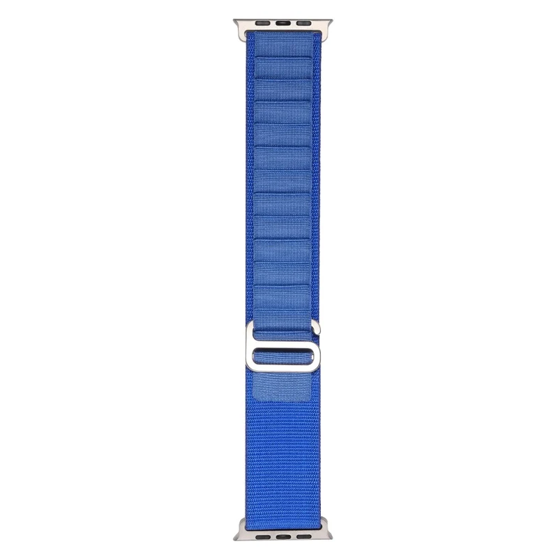 Apple Watch Series 8 (41mm) nylon loop strap with metal connector - Red / White